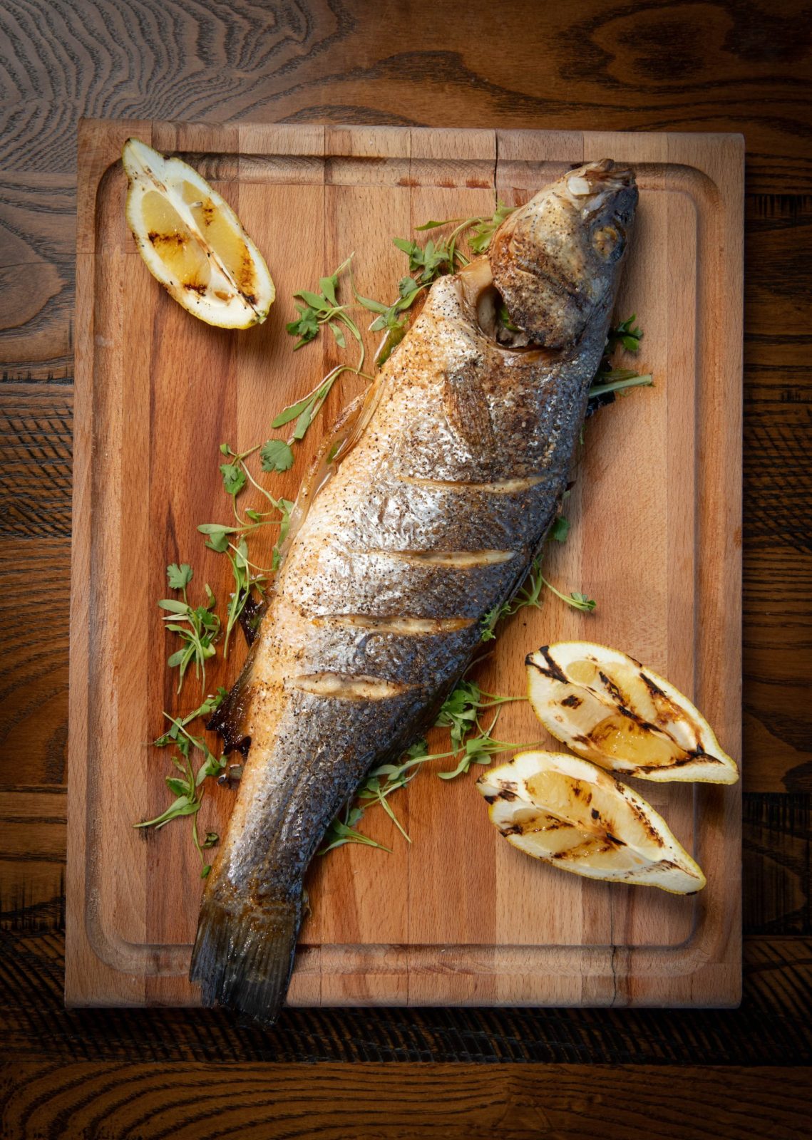 Whole Roasted Local Fish - Georges of Galilee - Narragansett RI